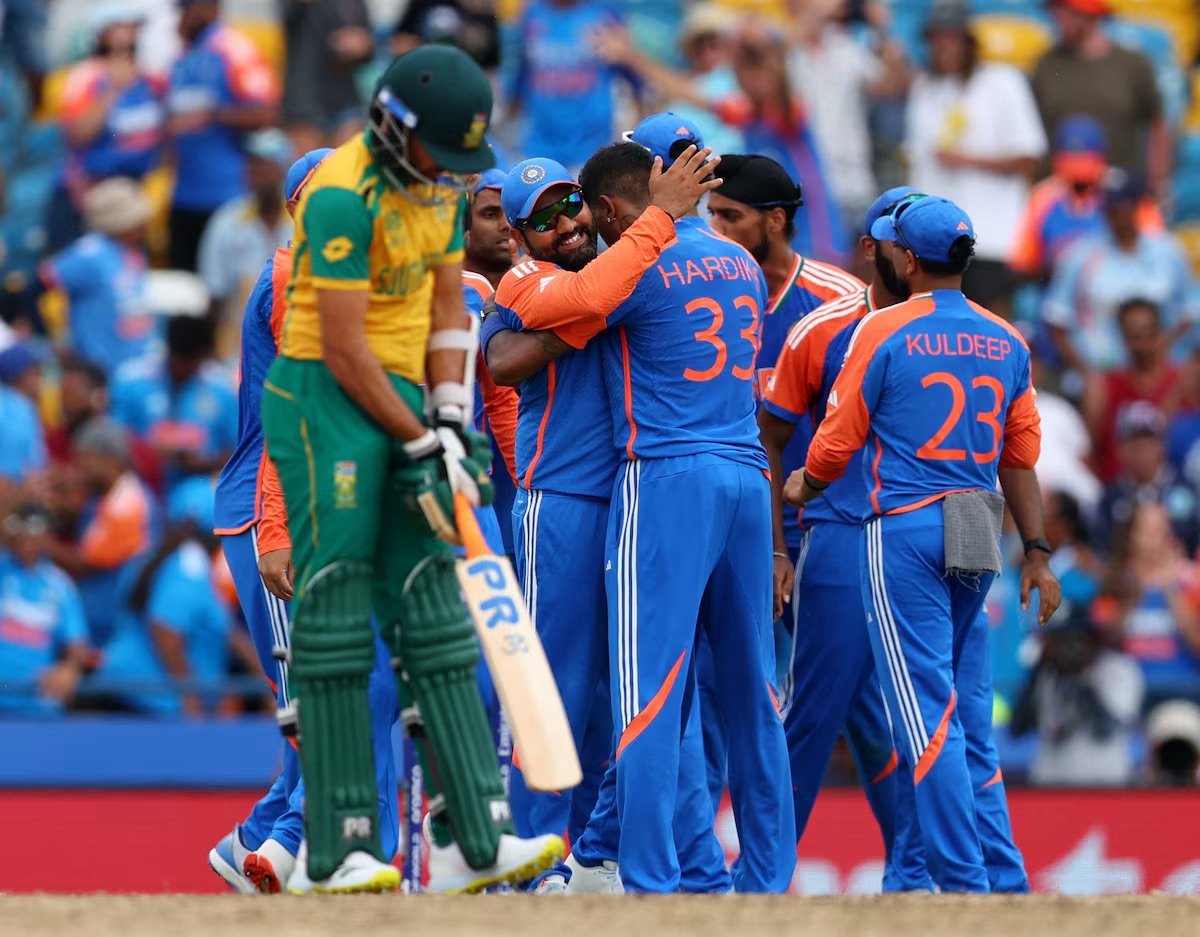 India beat South Africa in thriller to win T20 title
